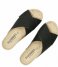 Shabbies Sandal Slipper 2 cm 100% Vegan Black (0059)